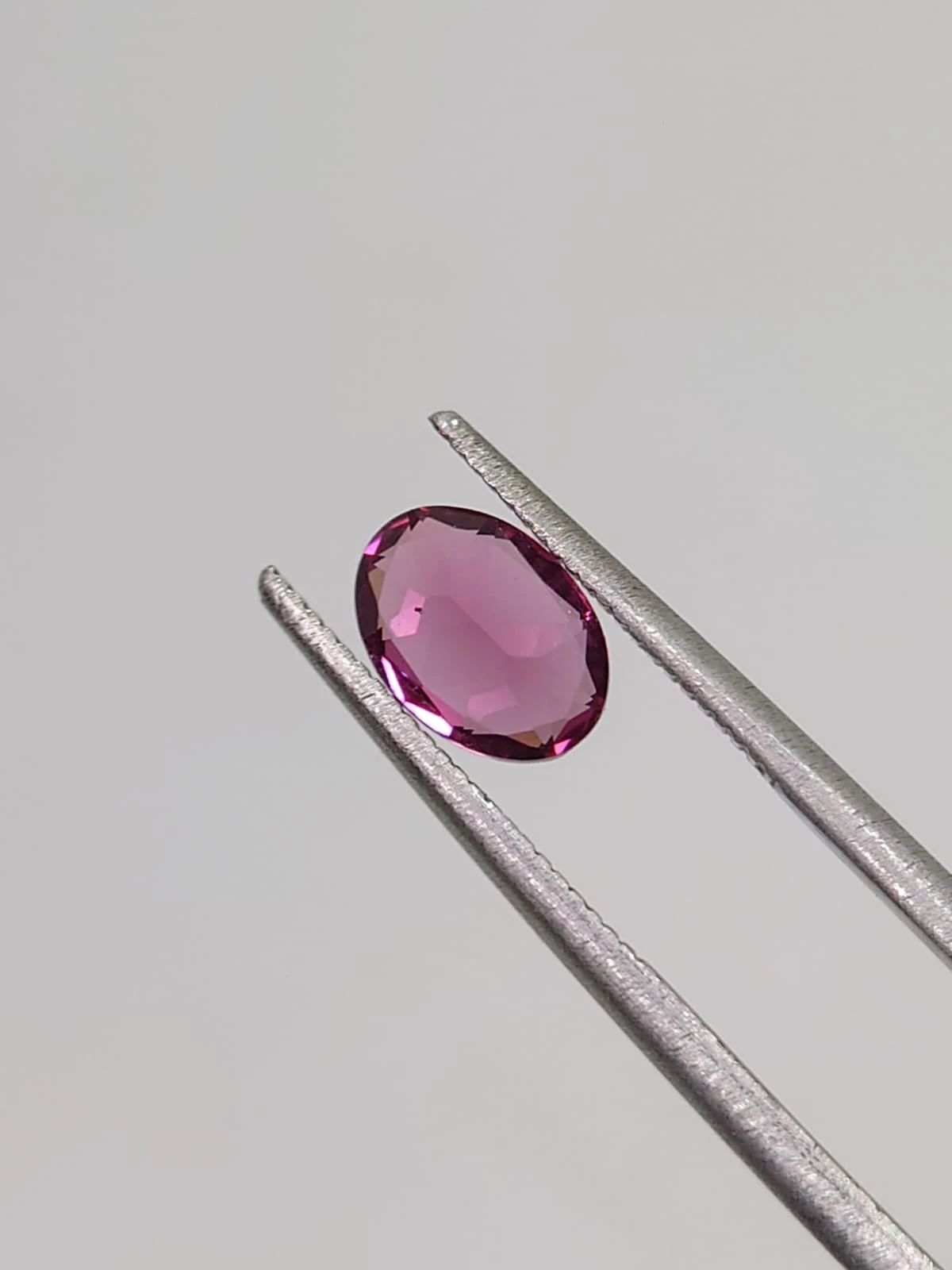 1.16ct Natural Malaya Garnet Oval Cut from Tanzania — view 5